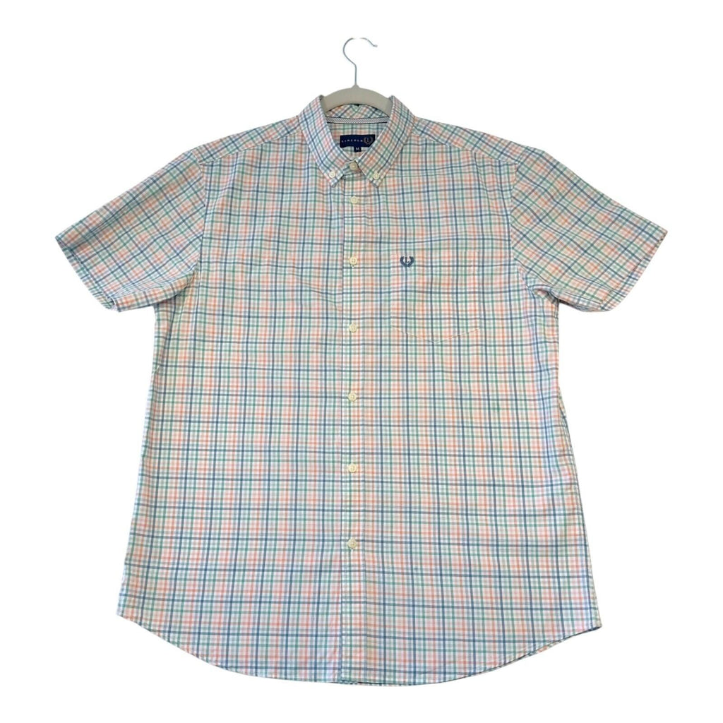 Lincoln Shirt Men's Uk Size M Multicolour Embroidered Logo