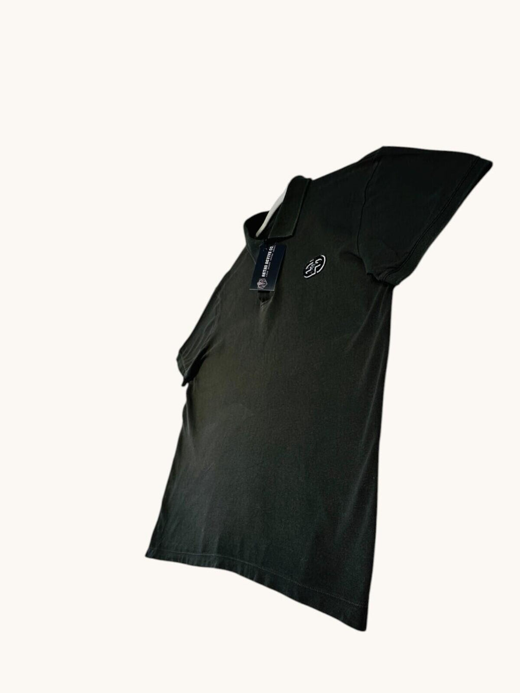 Emporio Armani Polo Shirt Men's UK Size M Green Embroidered