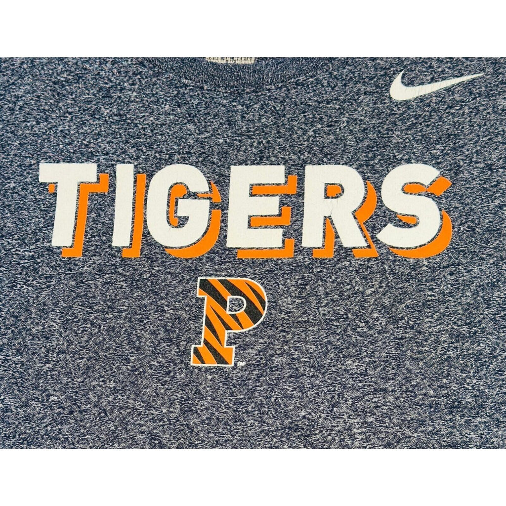 Nike Tigers T-Shirt Men's UK Size 2XL Grey Long Sleeve