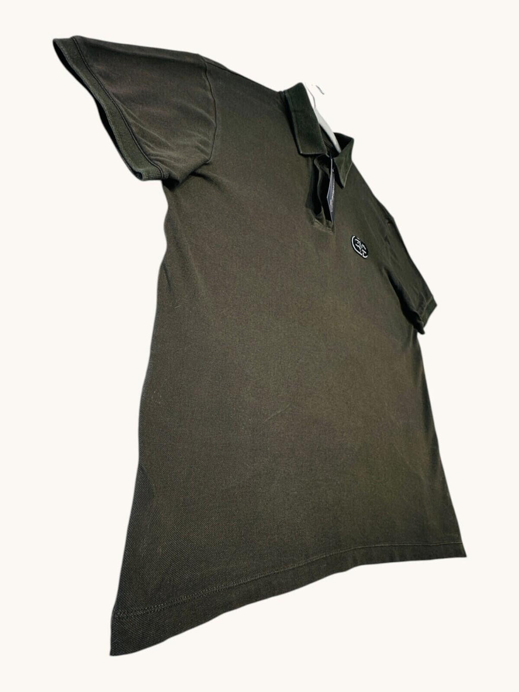 Emporio Armani Polo Shirt Men's UK Size M Green Embroidered