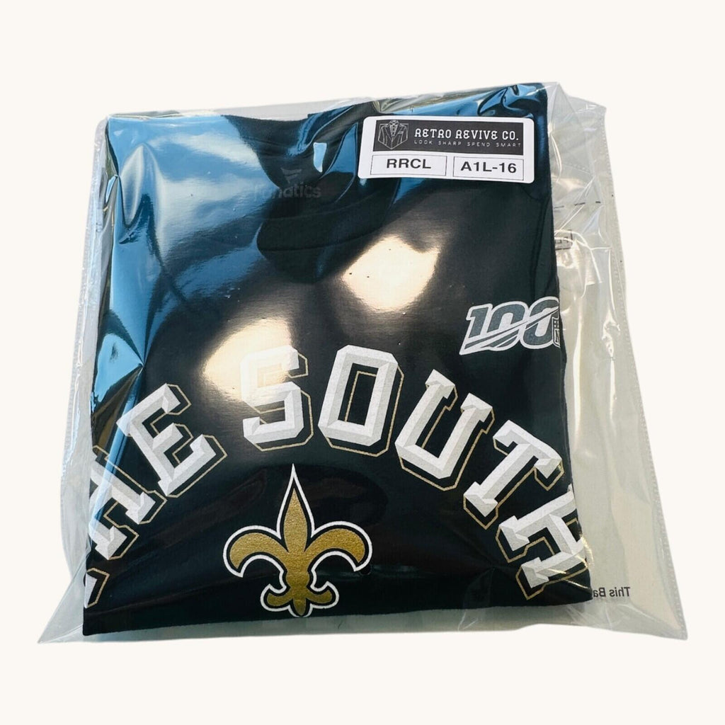 Fanatics New Orleans T-Shirt Men's UK Size L Graphic Print