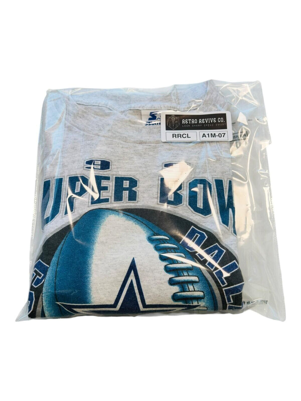 Starter Dallas Cowboys T-Shirt Men's UK Size XL Grey