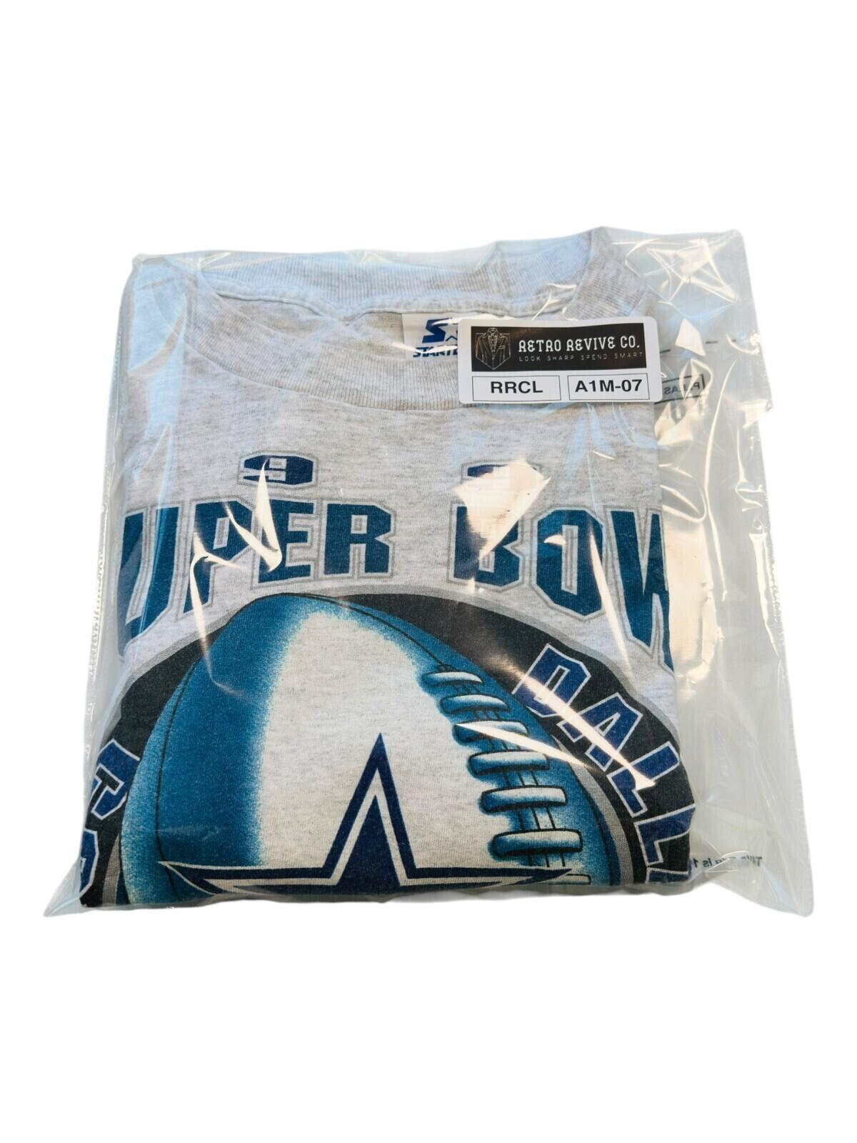 Starter Dallas Cowboys T-Shirt Men's UK Size XL Grey