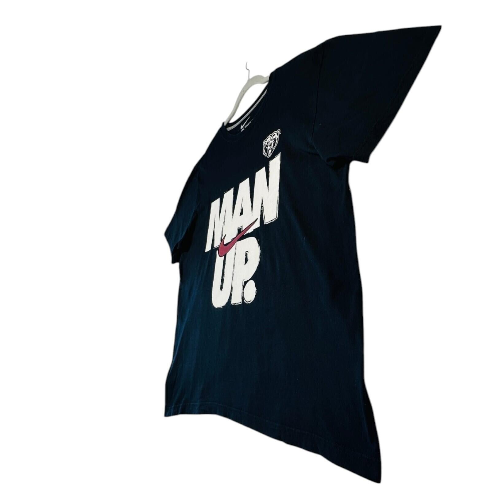 Nike Man Up T-Shirt Men's UK Size XL Black Short Sleeve