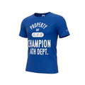 Champion Ath Dept. T-Shirt Men's UK Size S Blue Short Sleeve