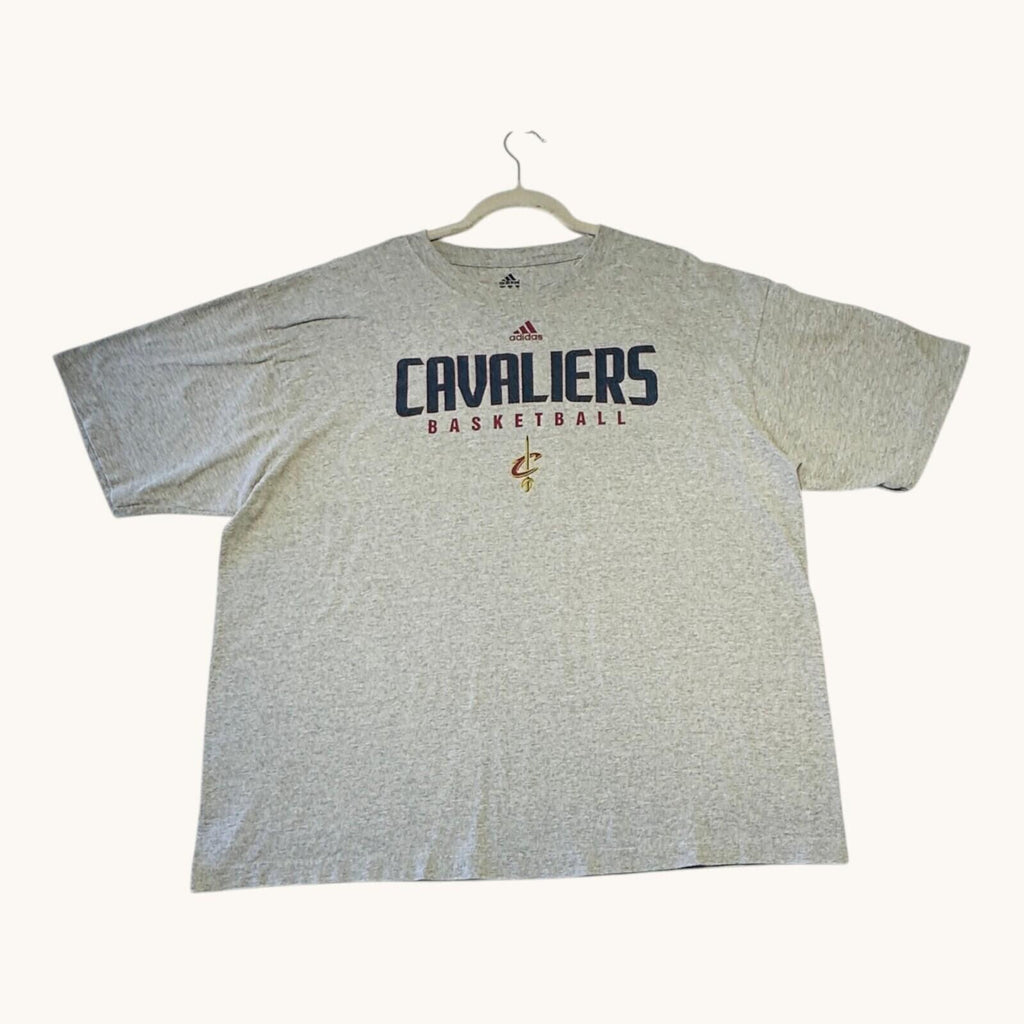 Adidas Cleveland Cavaliers T-Shirt Men-s UK Size XL Grey