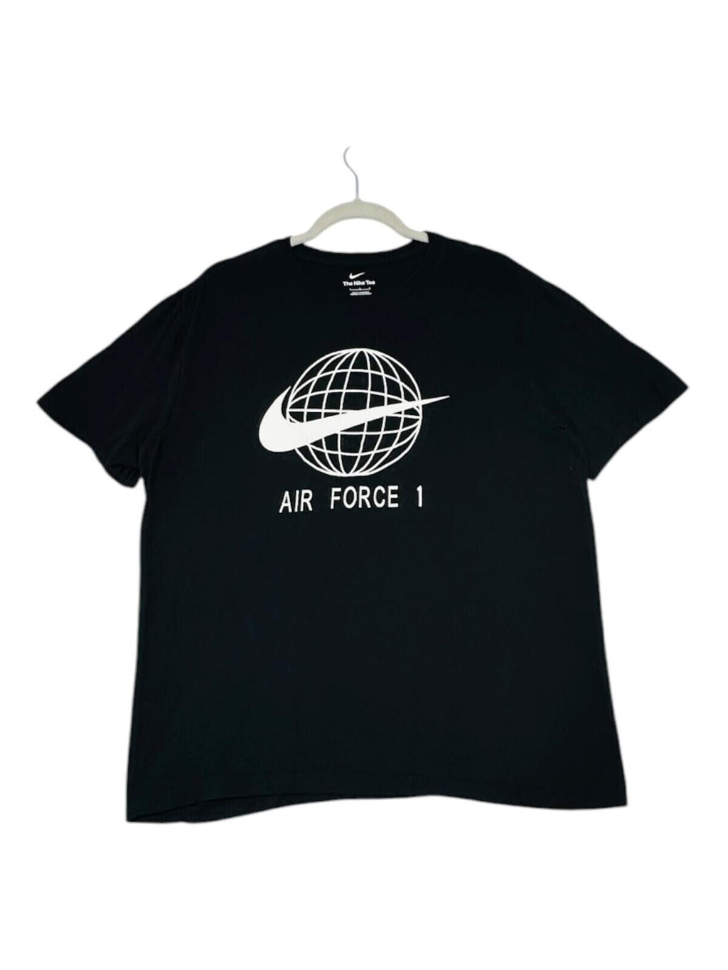 Nike Air Force 1 T-Shirt Men's UK Size L Black Graphic Print