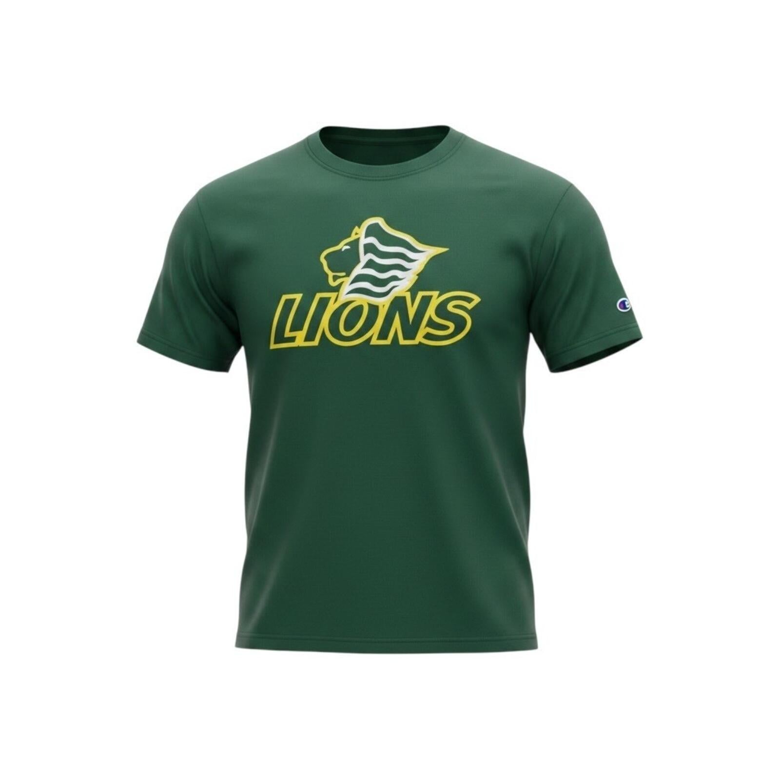 Champion Saint Leo Lions T-Shirt Men's UK Size XL Green