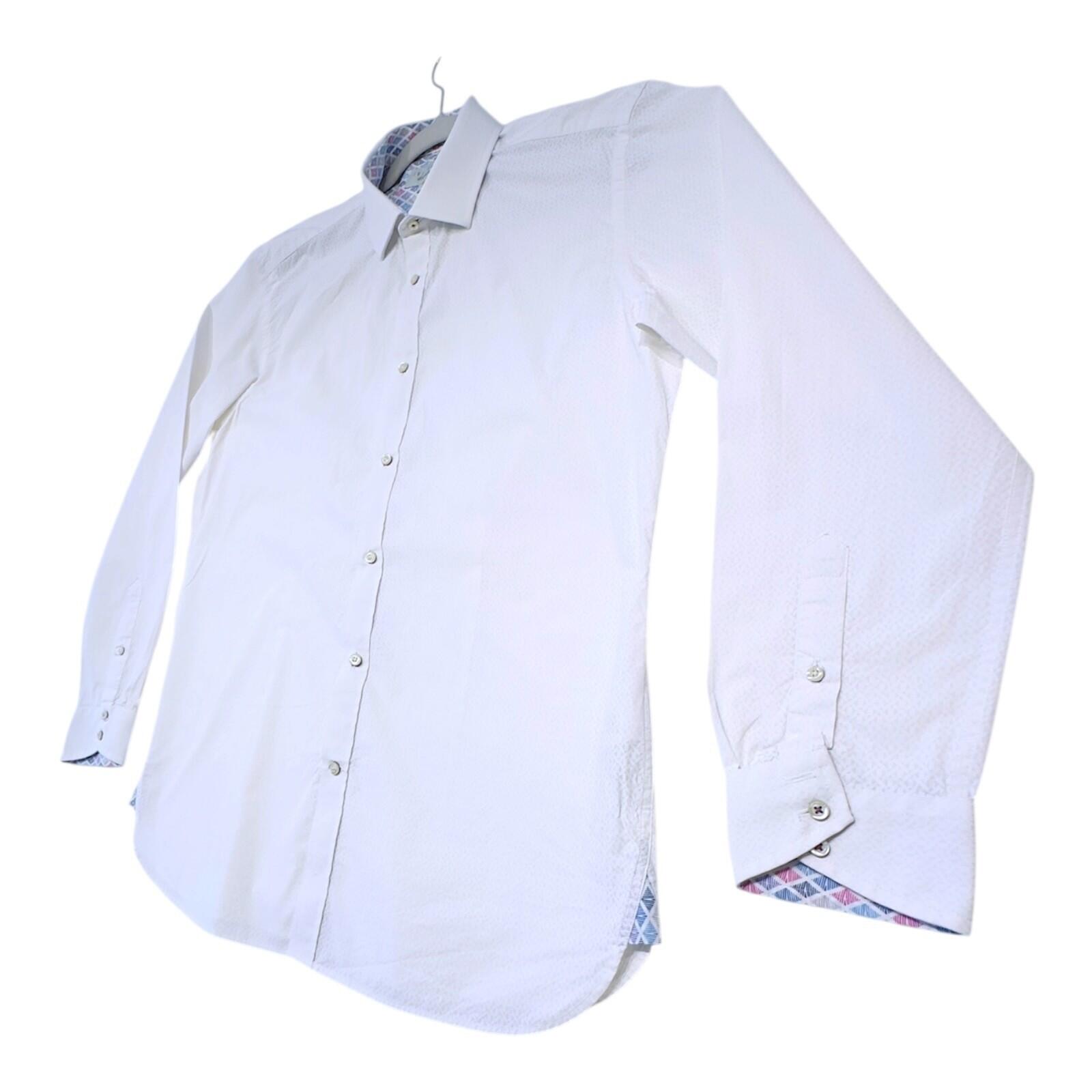 Ted Baker Endurance Men's Uk Size M White Long Sleeve