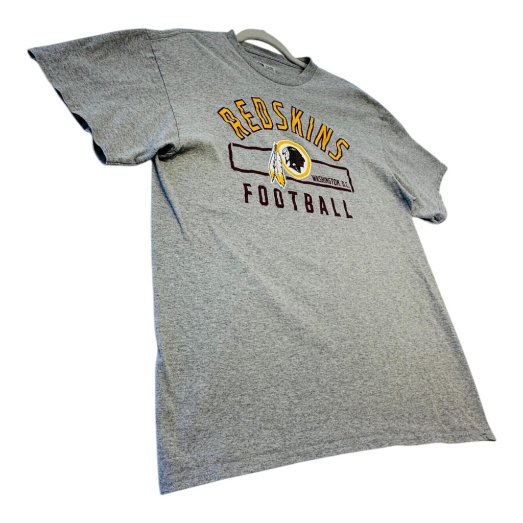NFL Redskins T-Shirt Men's UK Size L Grey Graphic Print