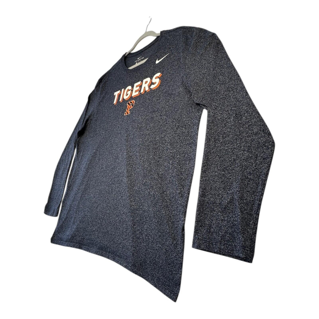 Nike Tigers T-Shirt Men's UK Size 2XL Grey Long Sleeve