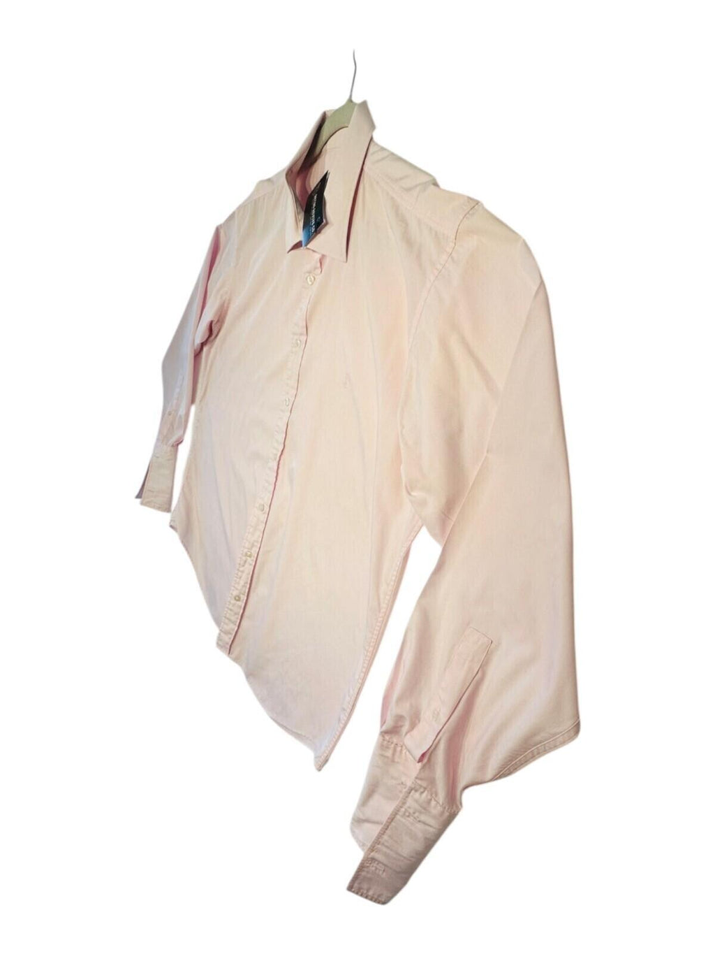 Yves Saint Laurent Shirt Men's UK Size 2XL Pink French Cuff