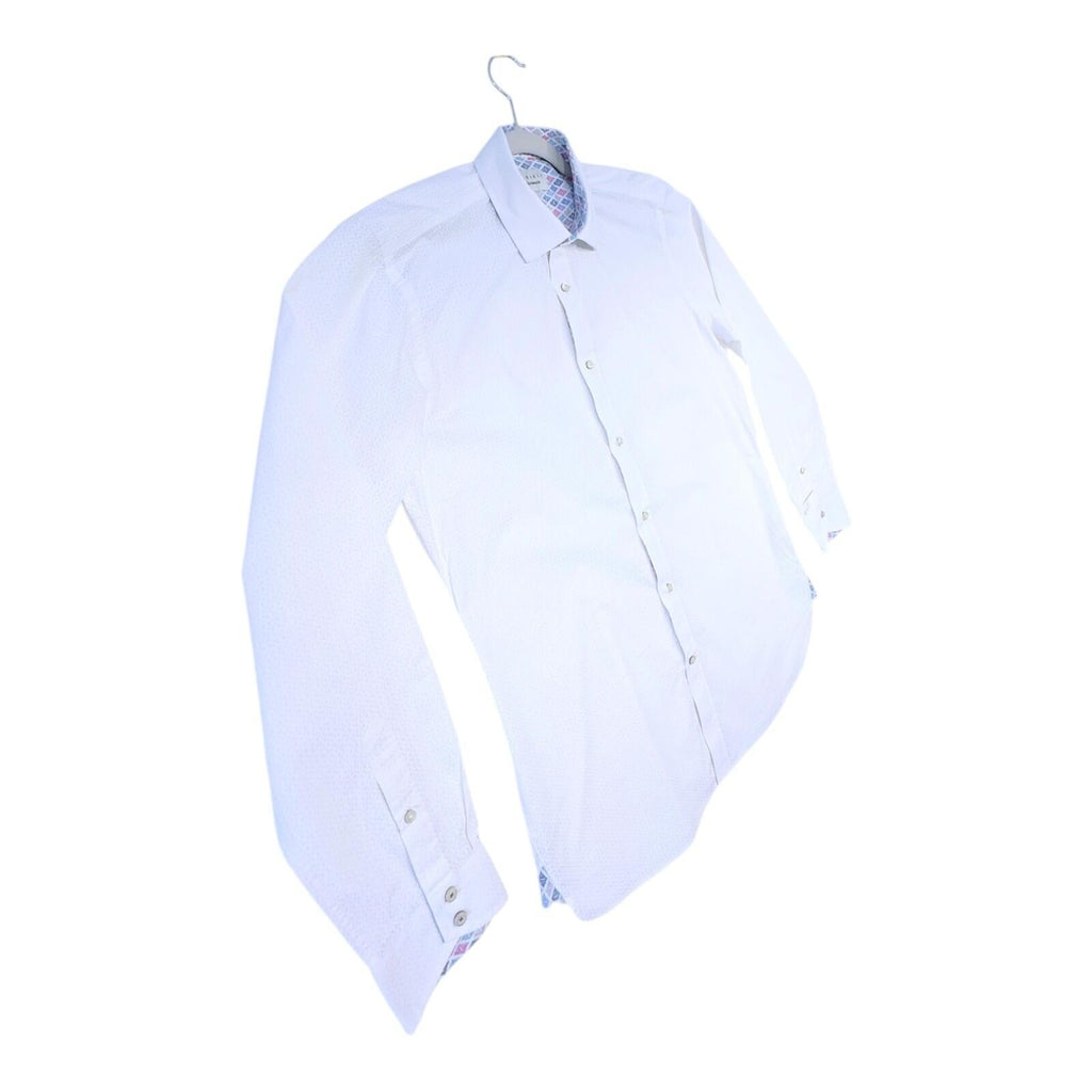 Ted Baker Endurance Men's Uk Size M White Long Sleeve