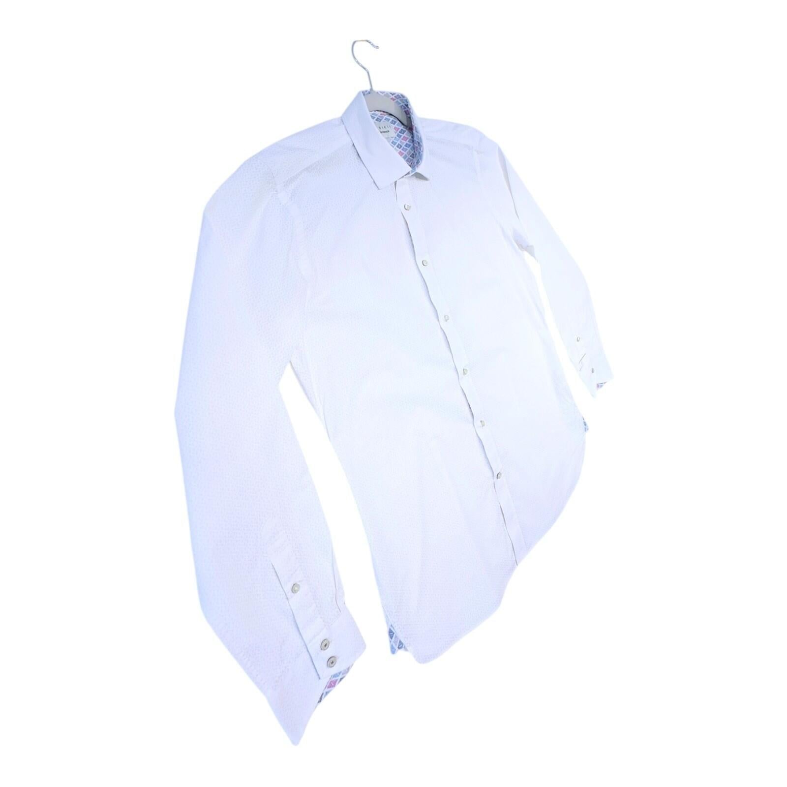 Ted Baker Endurance Men's Uk Size M White Long Sleeve