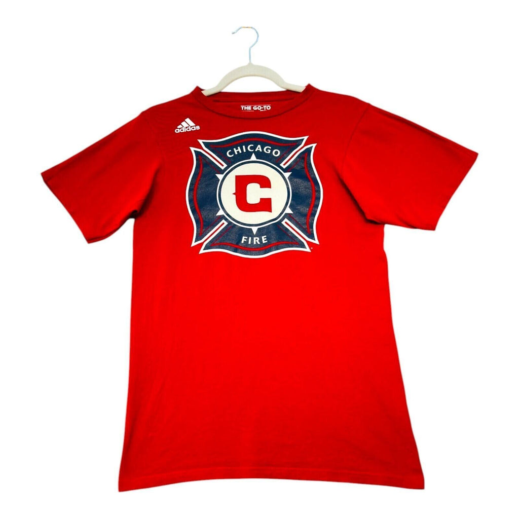 Adidas Chicago Fire T-Shirt Men's UK Size L Red Graphic