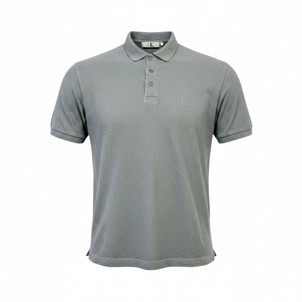 Calvin Klein Jeans Polo Shirt Men's UK Size M Grey