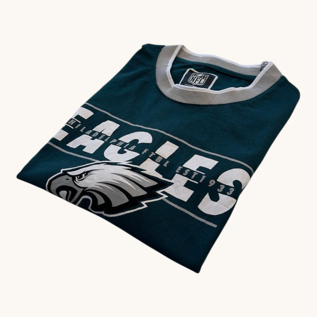 NFL Philadelphia Eagles T-Shirt Men's UK Size M Crew Neck