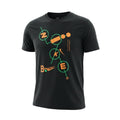 Nike Basketball T-Shirt Men's UK Size M Black Graphic Print