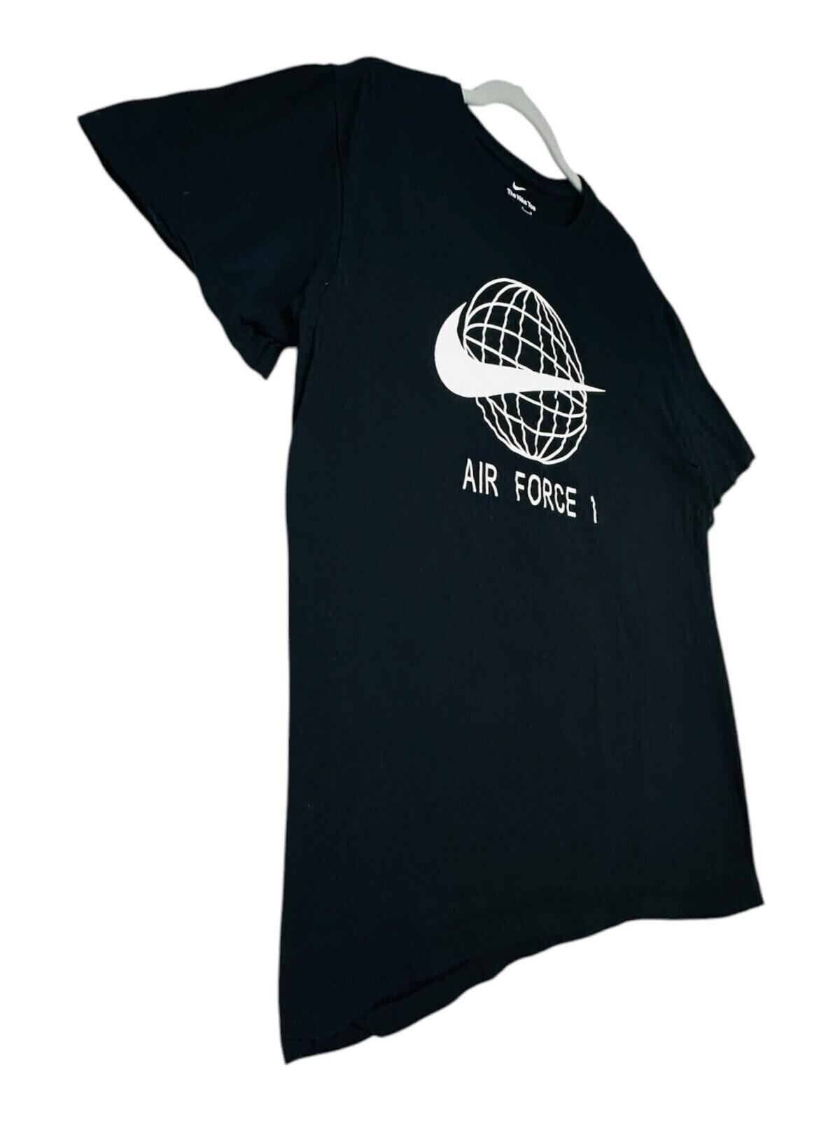 Nike Air Force 1 T-Shirt Men's UK Size L Black Graphic Print