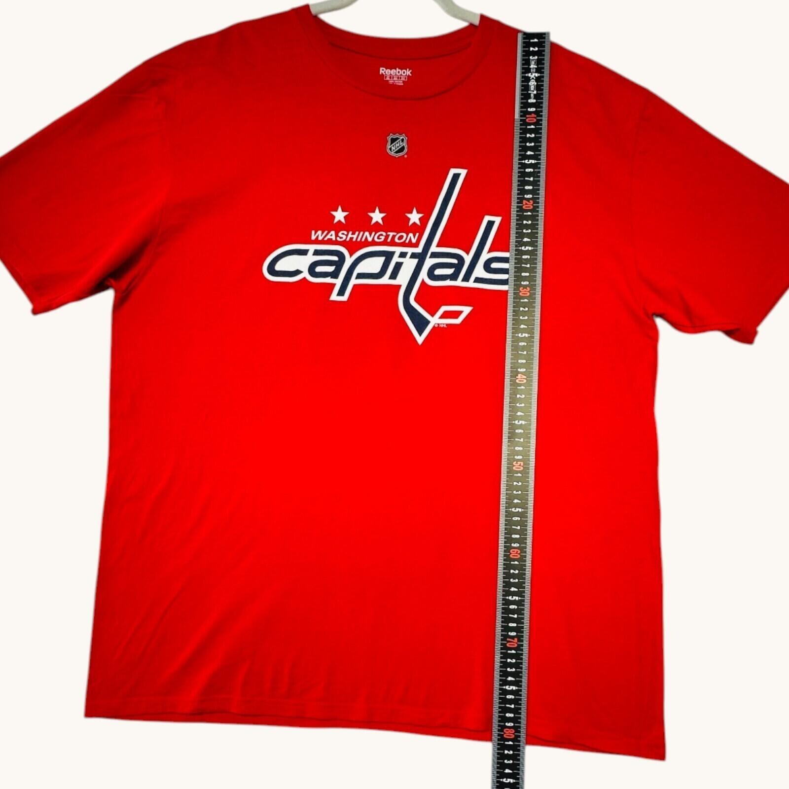 Reebok Washington Capitals T-Shirt Men's UK Size 2XL Red