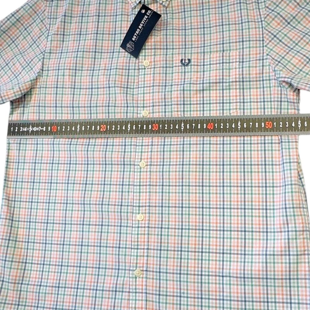 Lincoln Shirt Men's Uk Size M Multicolour Embroidered Logo