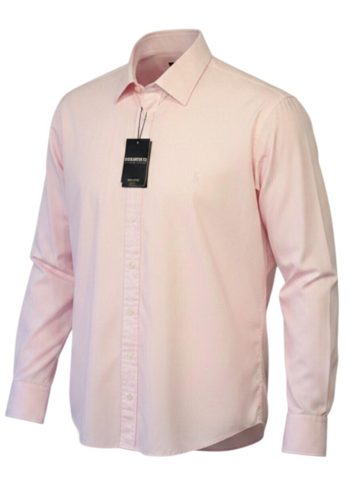 Yves Saint Laurent Shirt Men's UK Size 2XL Pink French Cuff