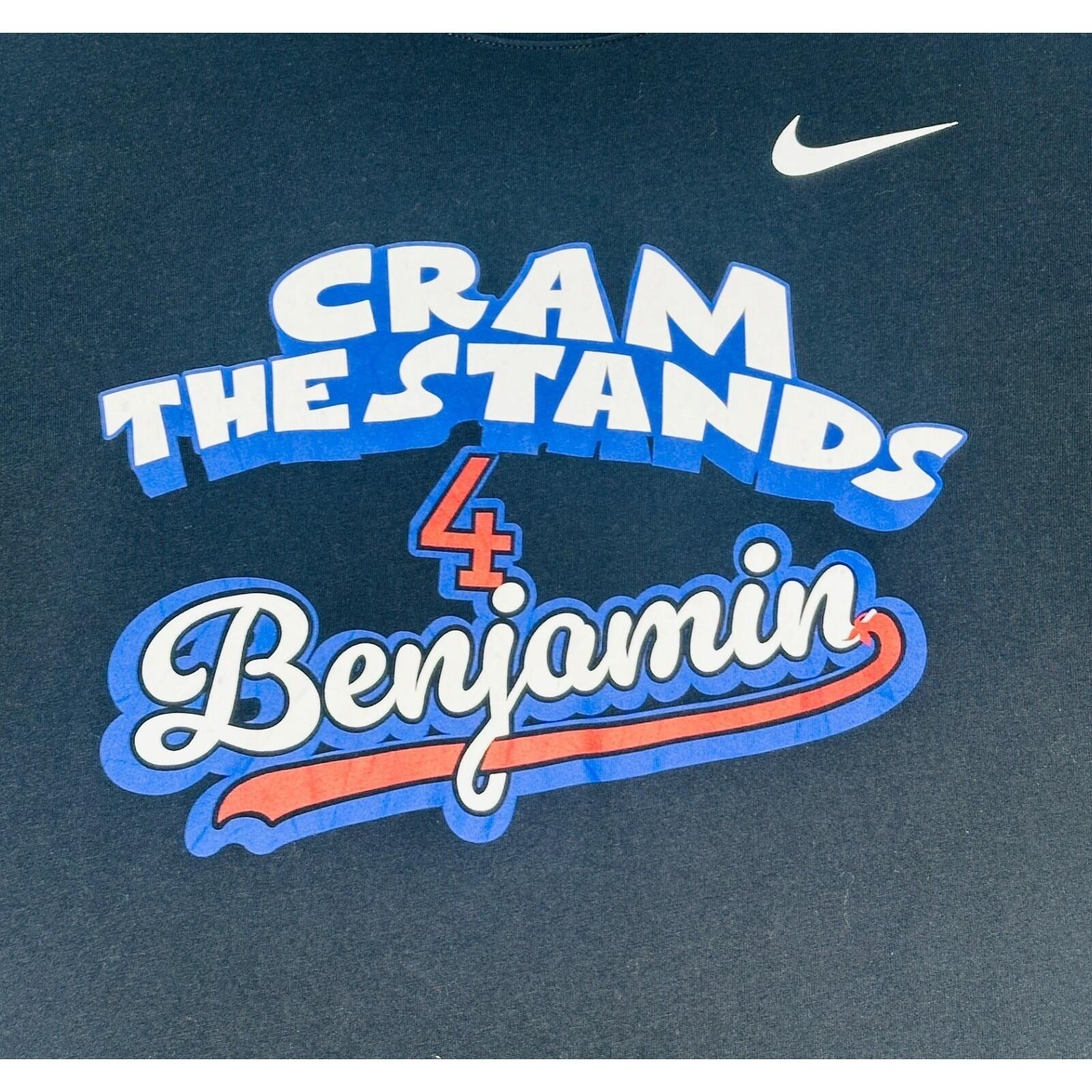 Nike Cram The Stands T-Shirt Men's UK Size L Black Crew Neck