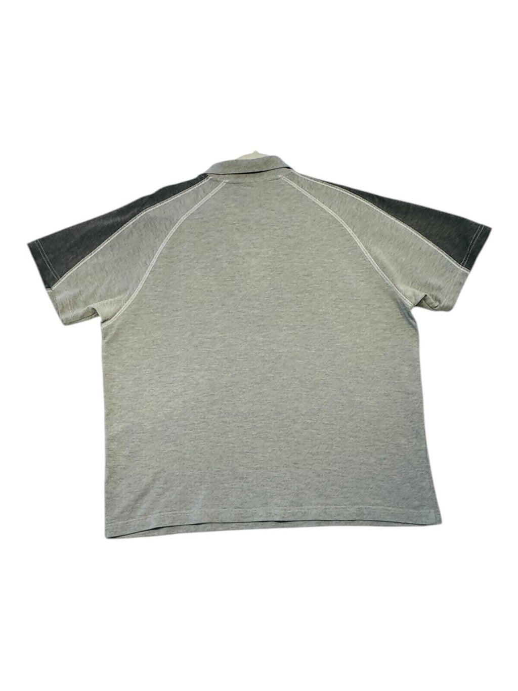 Le Coq Sportif Polo Shirt Men's UK Size XL Grey Short Sleeve