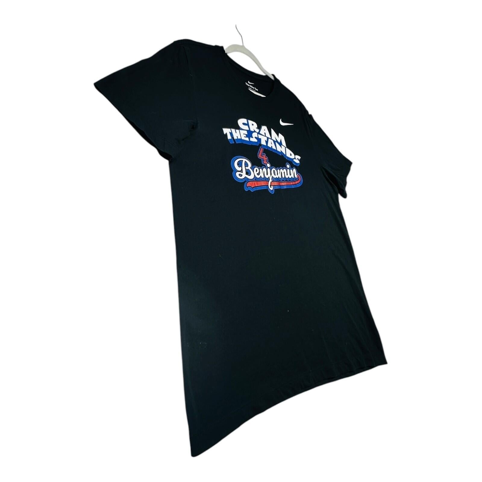 Nike Cram The Stands T-Shirt Men's UK Size L Black Crew Neck