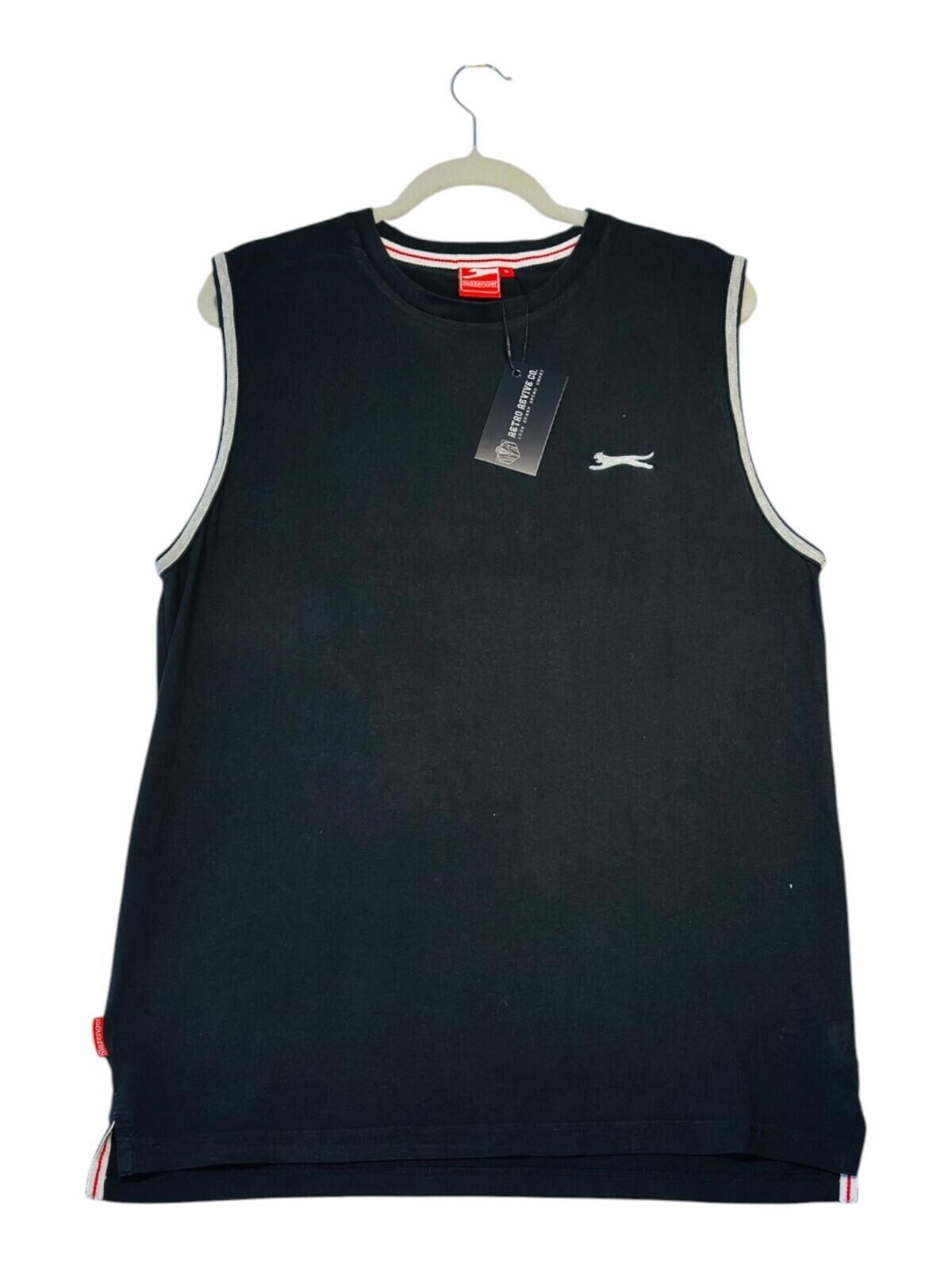 Slazenger Vest Men's UK Size XL Black Sleeveless