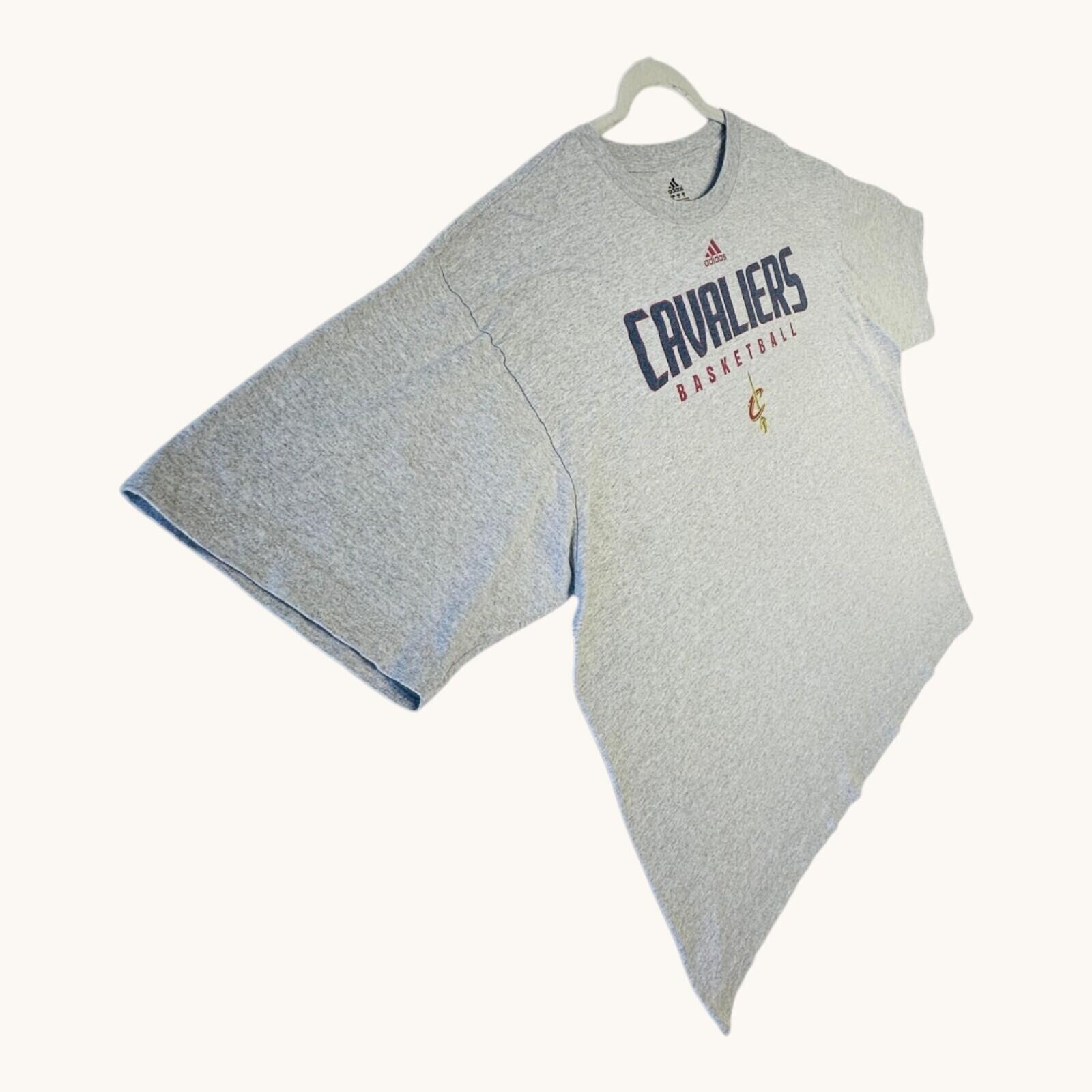 Adidas Cleveland Cavaliers T-Shirt Men-s UK Size XL Grey