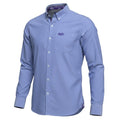 SuperDry Shirt Men's UK Size L Blue Pinstripe Embroidered
