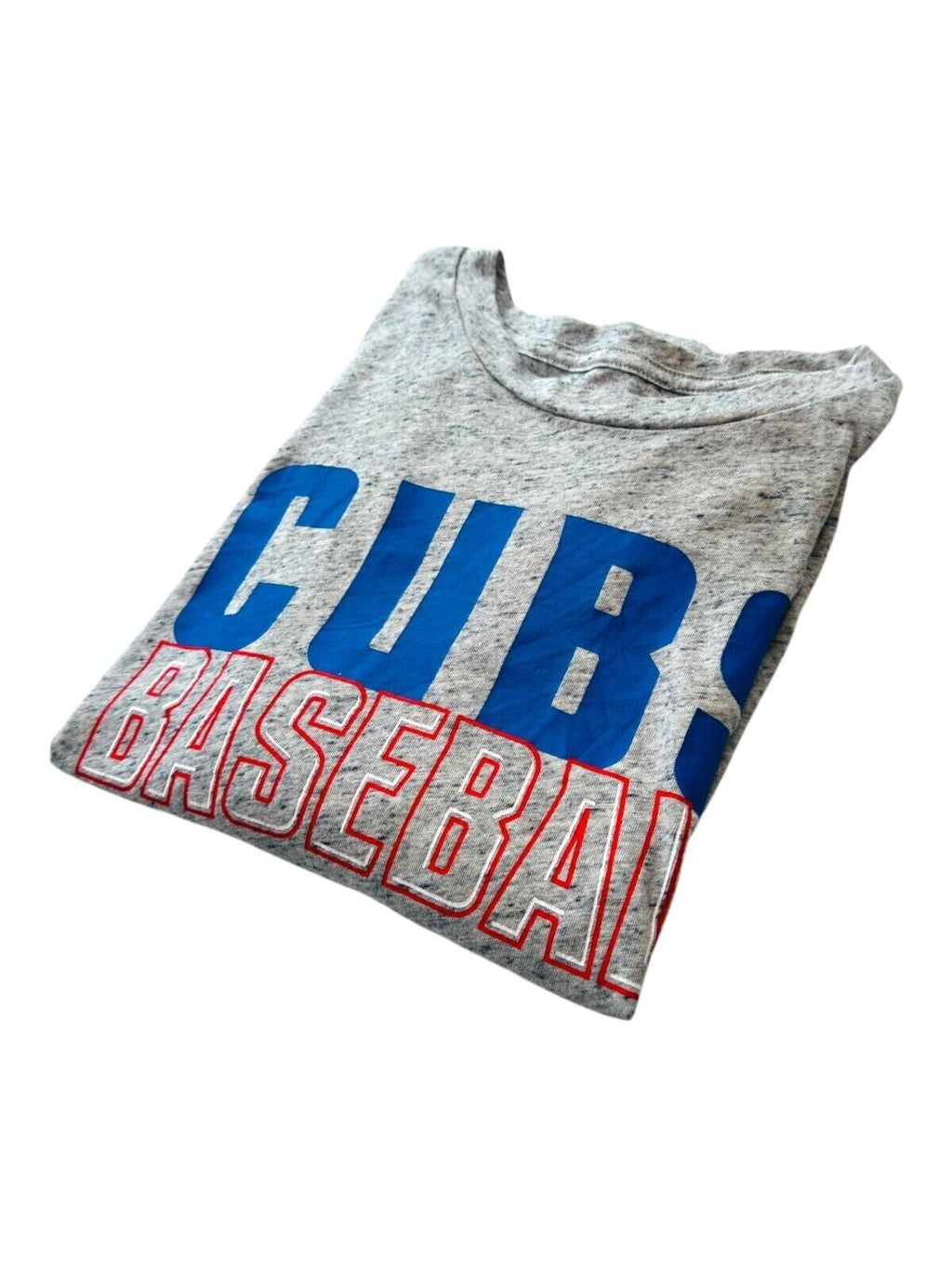 Majestic Cubs Baseball T-Shirt Men's UK Size L Grey
