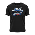 Nike Cram The Stands T-Shirt Men's UK Size L Black Crew Neck