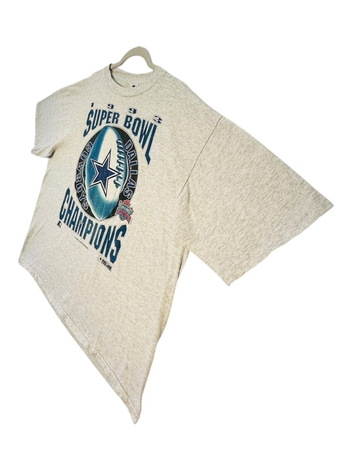 Starter Dallas Cowboys T-Shirt Men's UK Size XL Grey