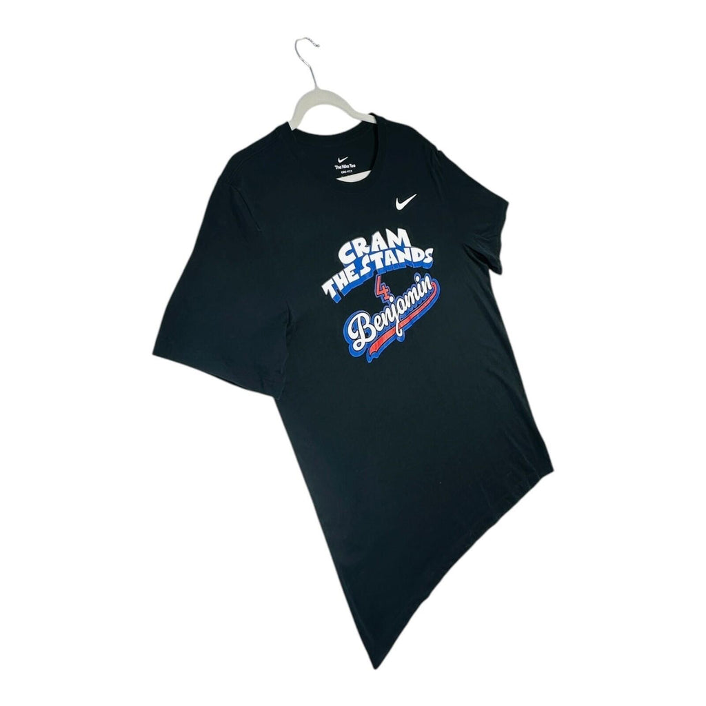 Nike Cram The Stands T-Shirt Men's UK Size L Black Crew Neck