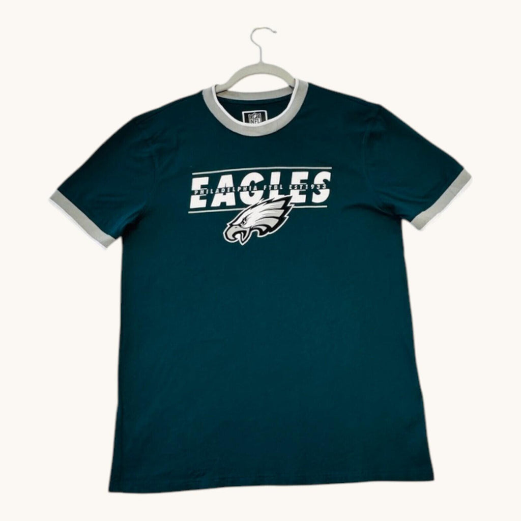NFL Philadelphia Eagles T-Shirt Men's UK Size M Crew Neck