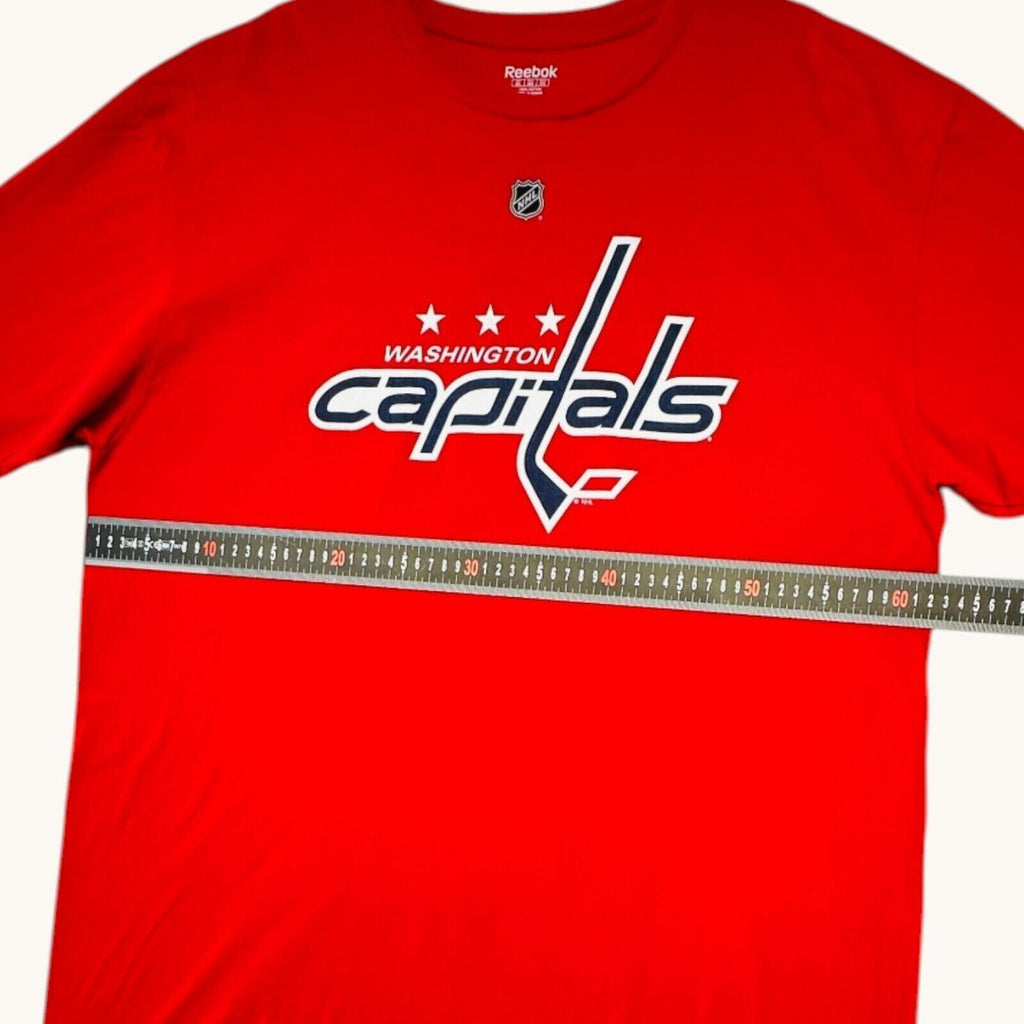 Reebok Washington Capitals T-Shirt Men's UK Size 2XL Red