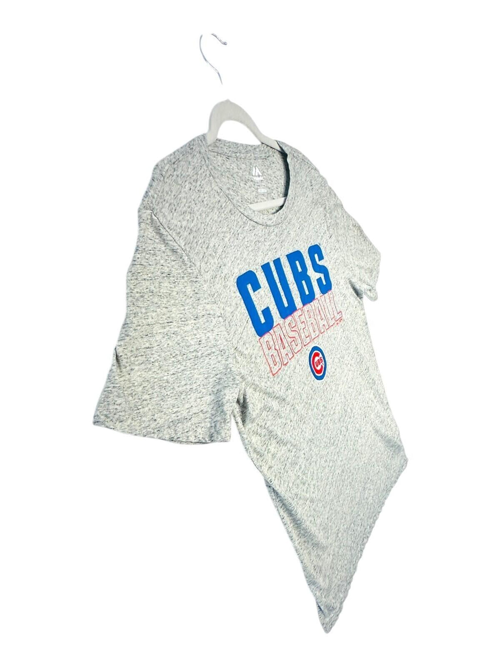 Majestic Cubs Baseball T-Shirt Men's UK Size L Grey