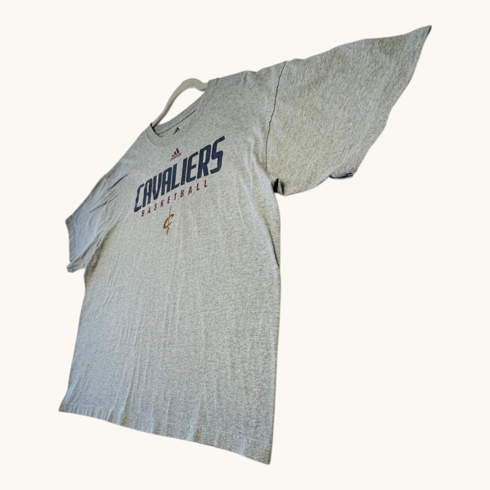 Adidas Cleveland Cavaliers T-Shirt Men-s UK Size XL Grey