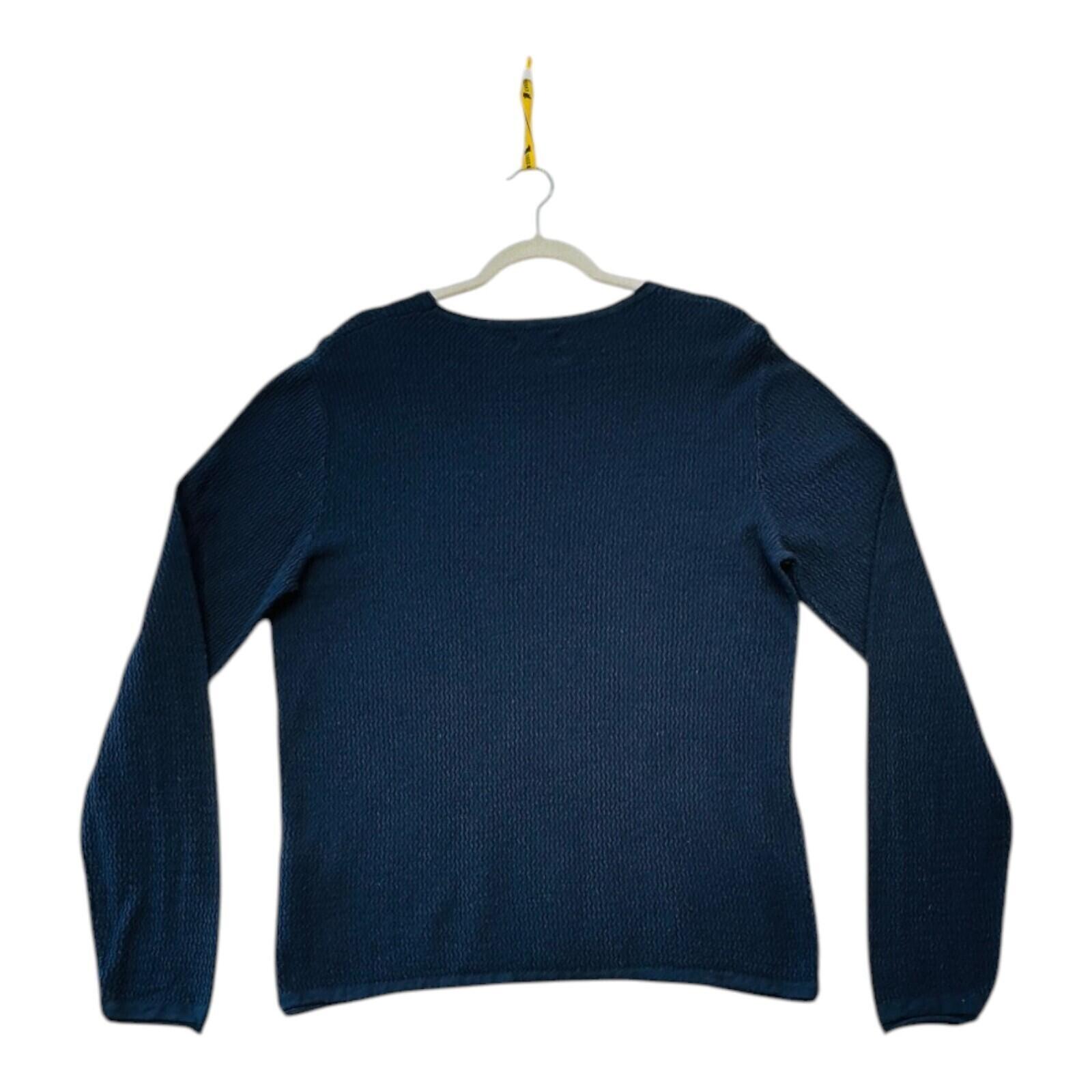 Jack & Jones Jumper Men's UK Size XL Blue Textured Knit