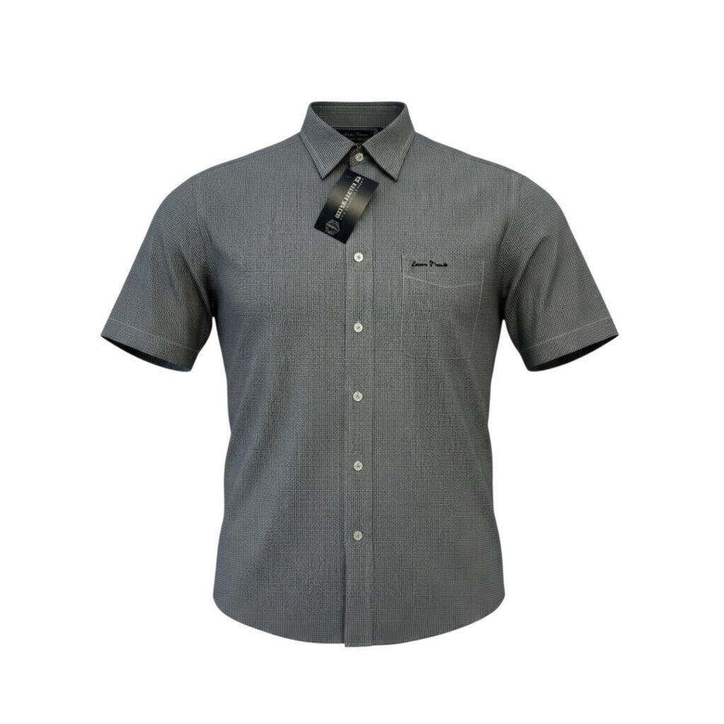 James Pringle Shirt Men's UK Size M Grey Embroidered Logo