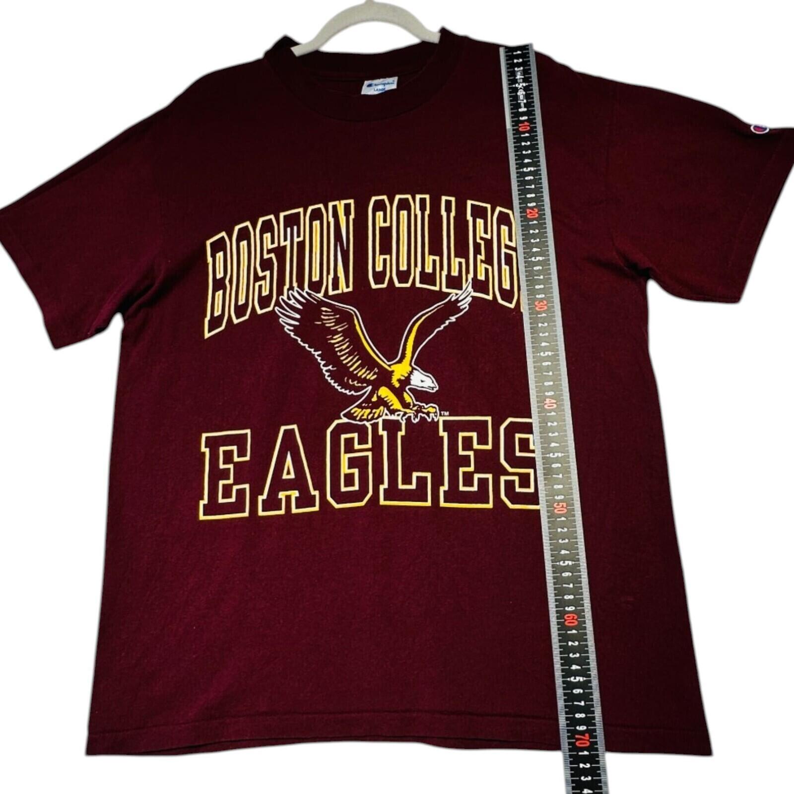 Champion Boston Eagles T-Shirt Men's UK Size L Red