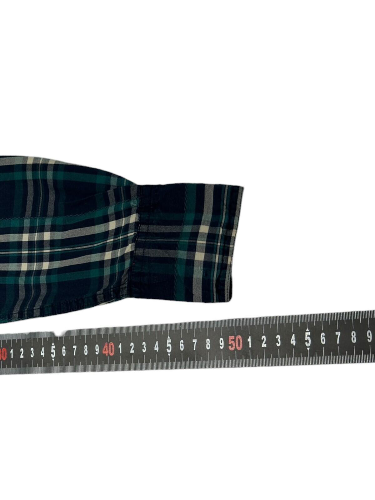 Element Shirt Men's UK Size XS Blue Plaid Pocket Embroidered