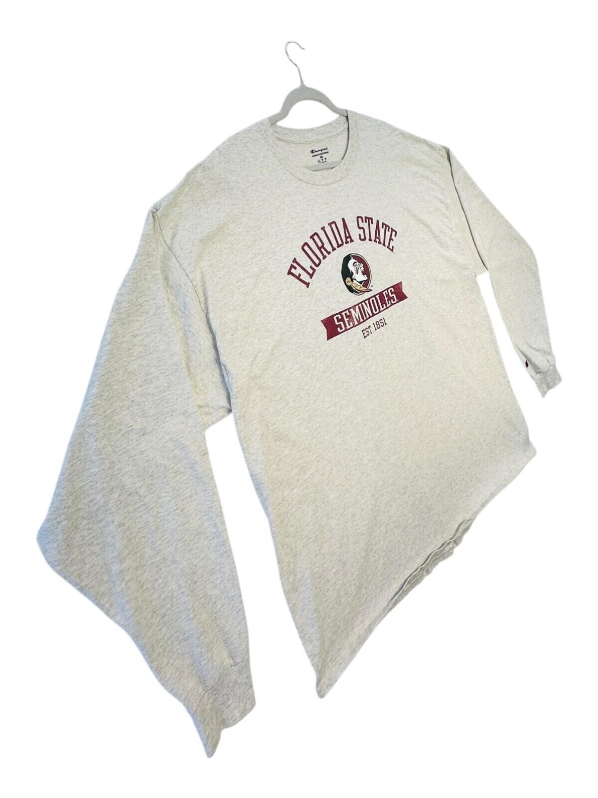 Champion Florida State Top Men's UK Size 3XL Grey