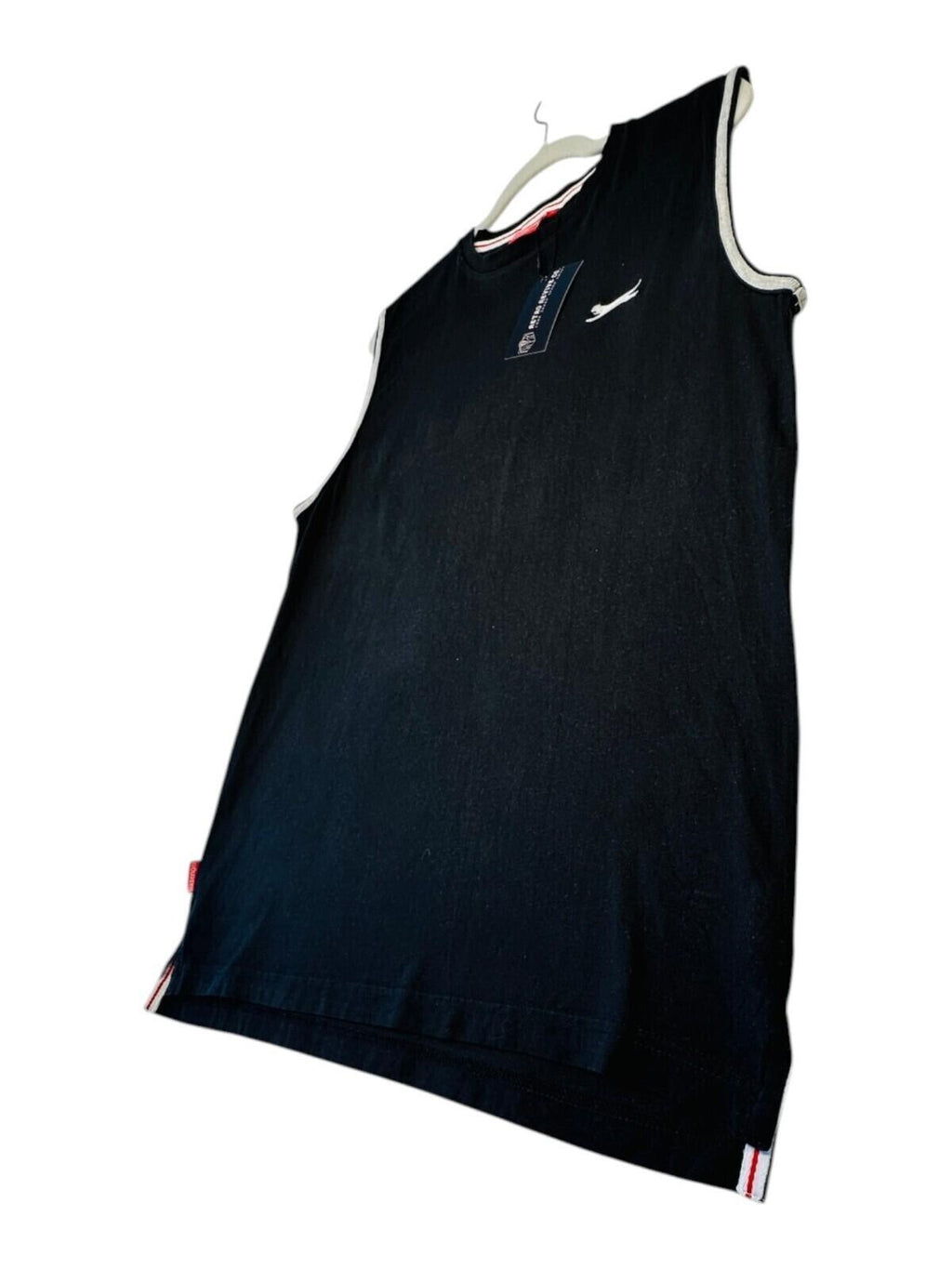 Slazenger Vest Men's UK Size XL Black Sleeveless