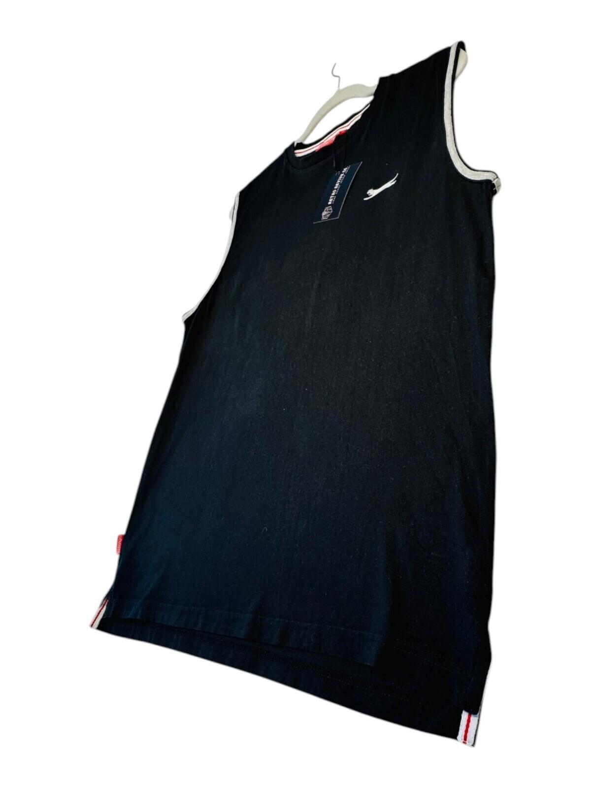 Slazenger Vest Men's UK Size XL Black Sleeveless