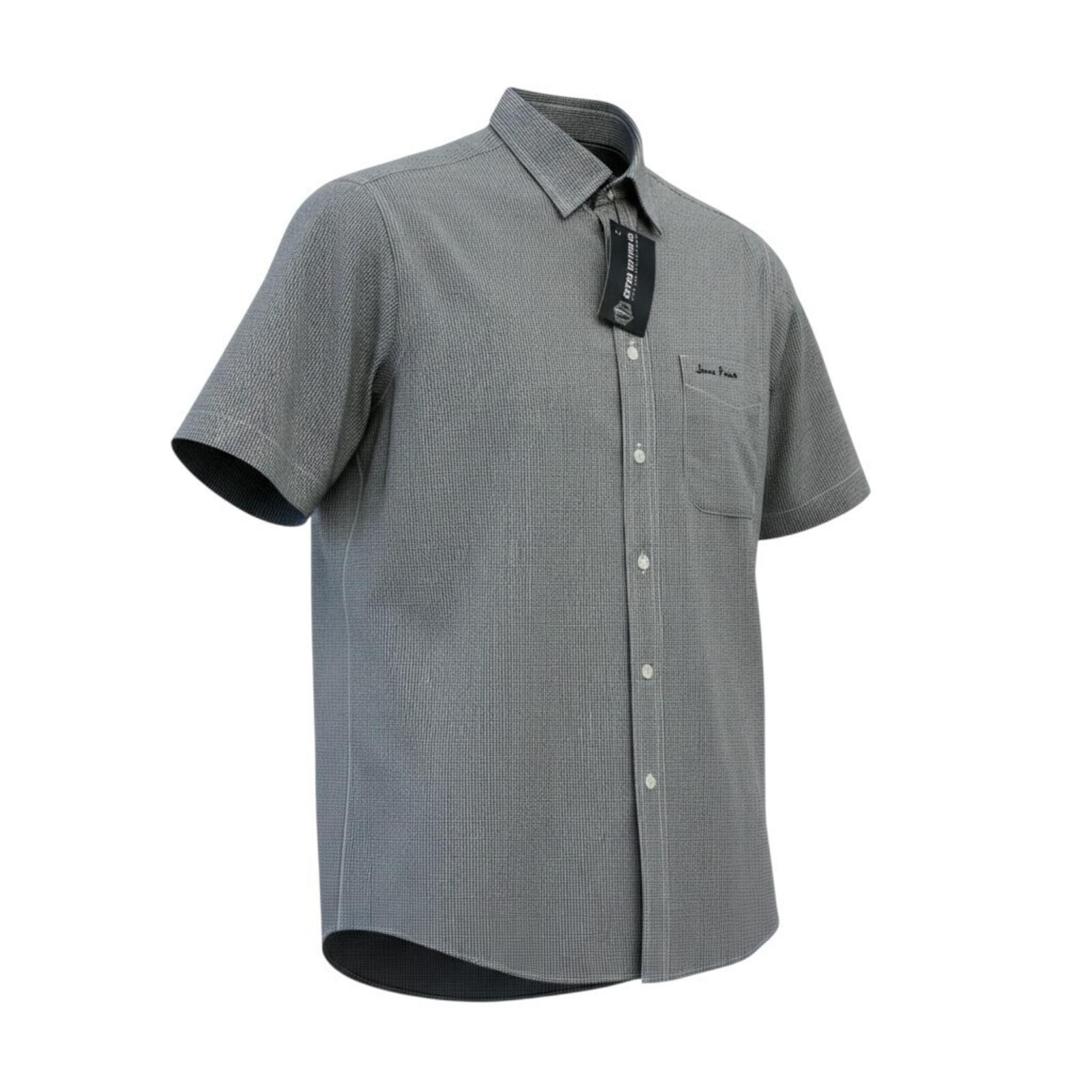 James Pringle Shirt Men's UK Size M Grey Embroidered Logo