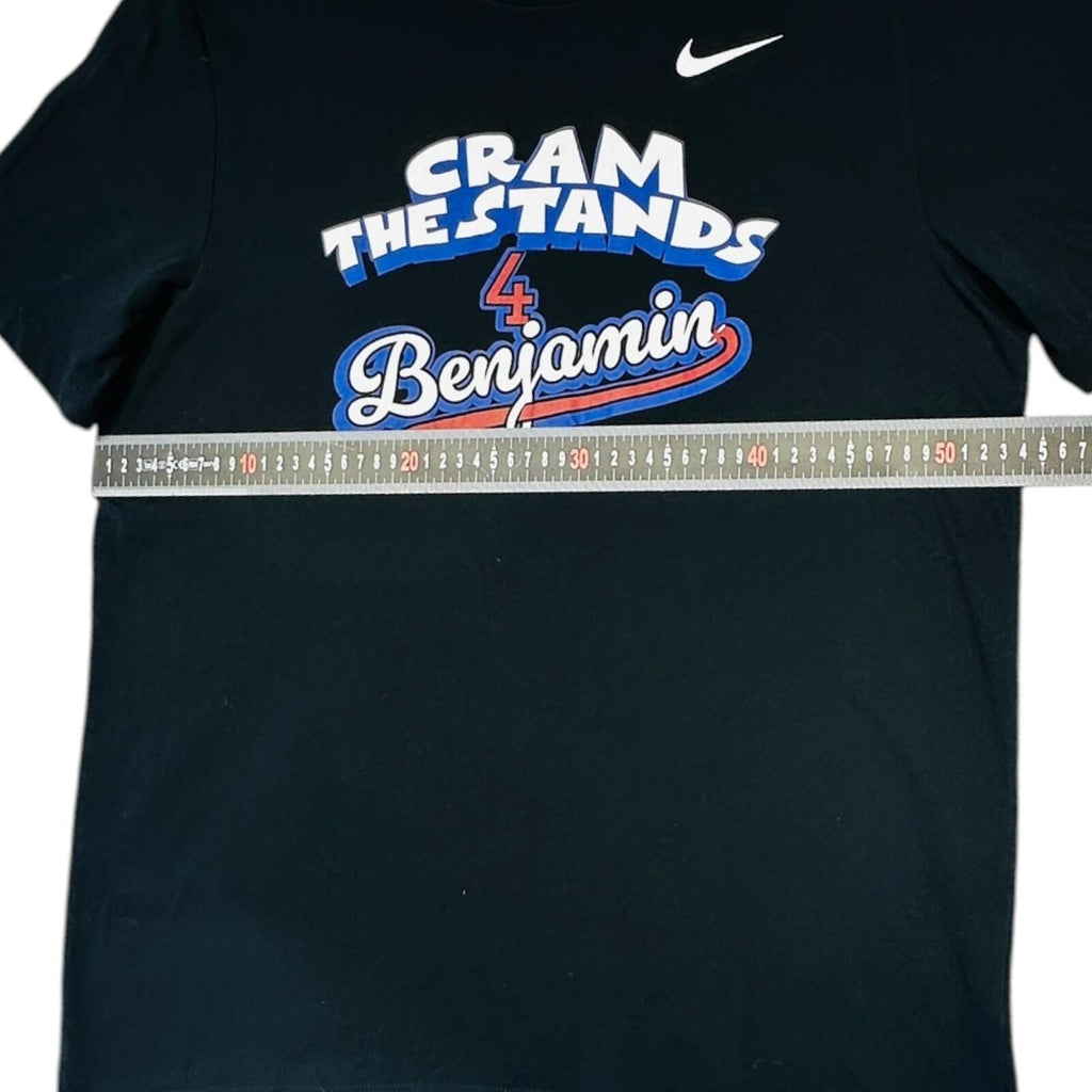 Nike Cram The Stands T-Shirt Men's UK Size L Black Crew Neck