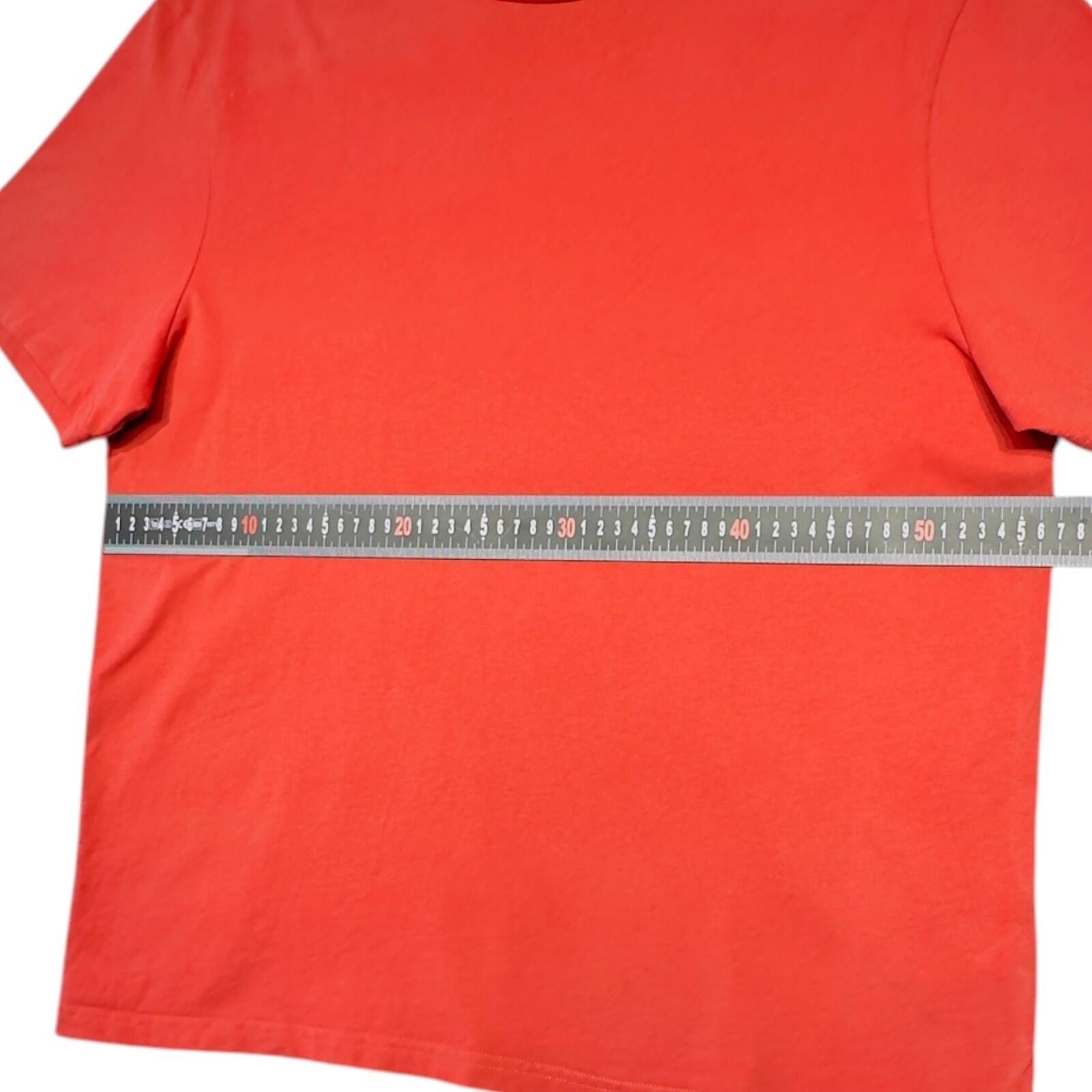 Nutmeg T-Shirt Men's Uk Size XL Red Short Sleeve Crew Neck